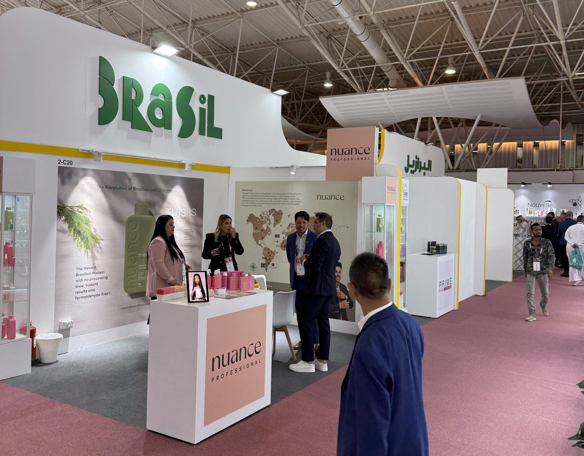 Brasil pavilion exhibition stand build