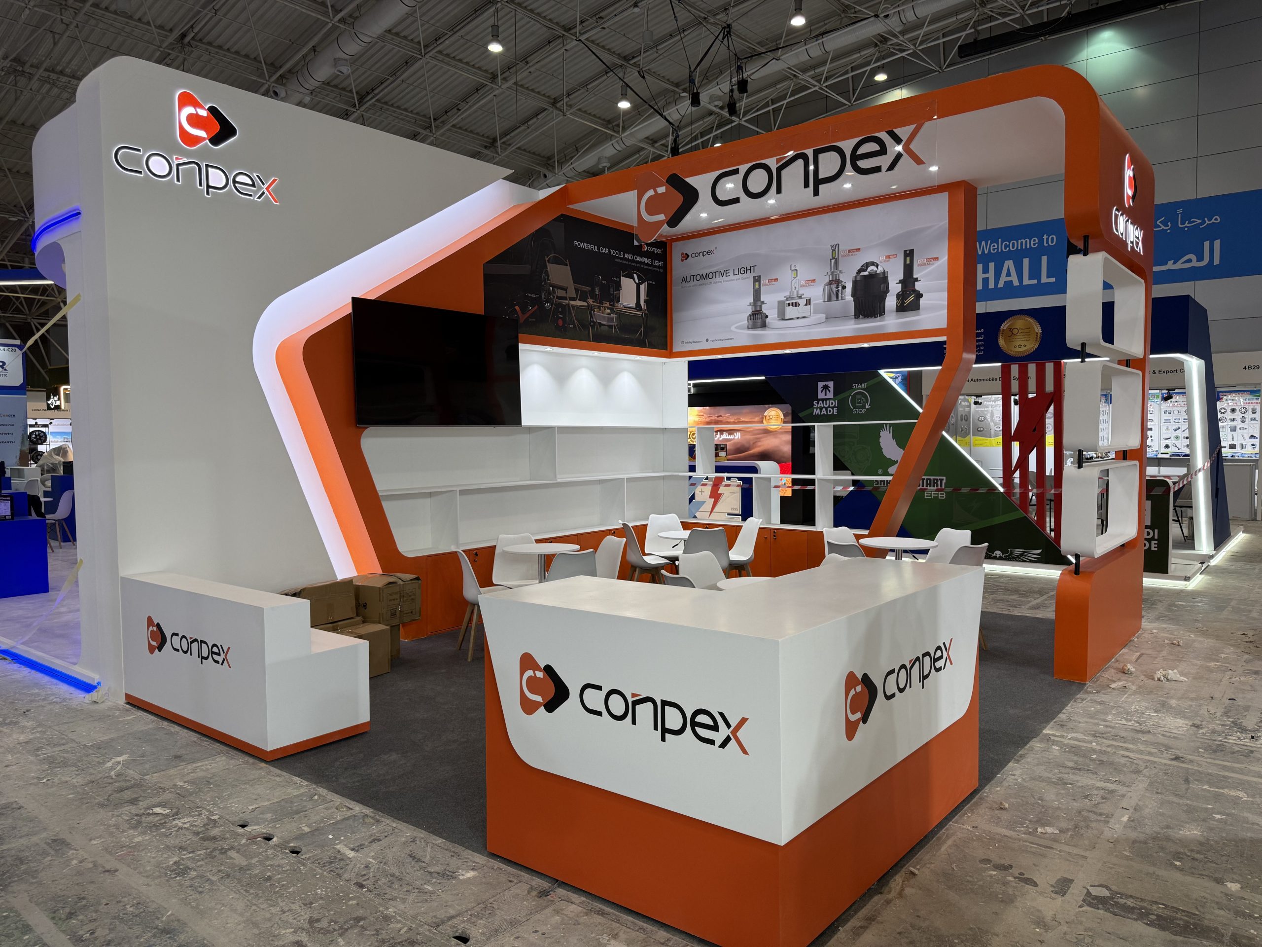 Production and setup for exhibitions in Saudi Arabia